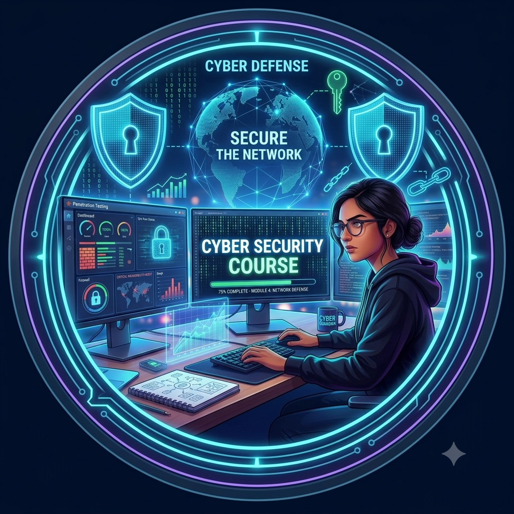 Cybersecurity expert protecting networks and data